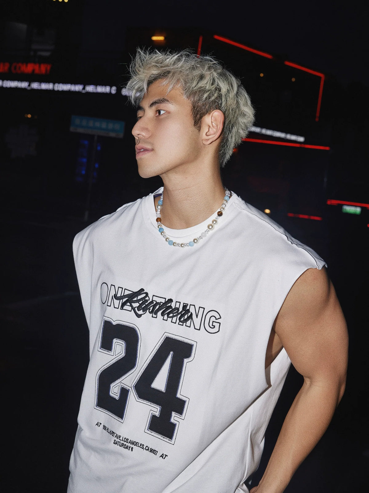Sleeveless Graphic Muscle Tee - Notkicks