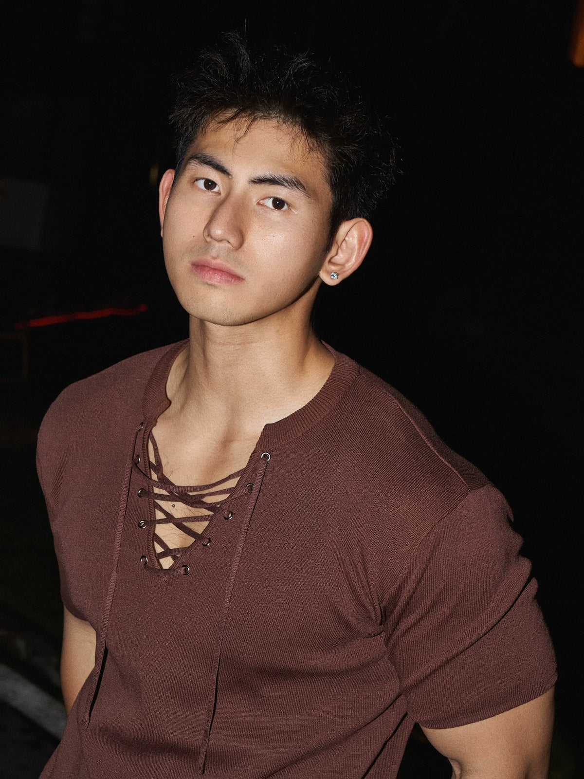 Lace-Up T-Shirt - Notkicks