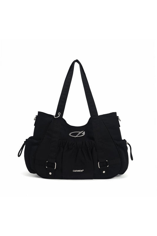 Ruched Nylon Tote Bag - Notkicks