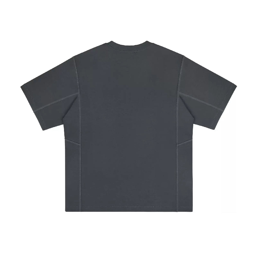 Loose Fit Patchwork Tee In Cool Cotton - Notkicks