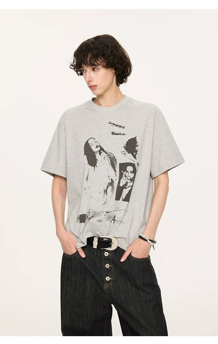 UPF 50+ Graphic Print T-Shirts - Notkicks