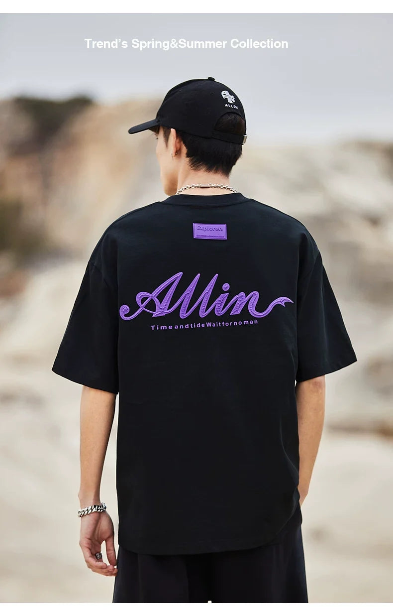Heritage Script Graphic Oversized Tee - Notkicks
