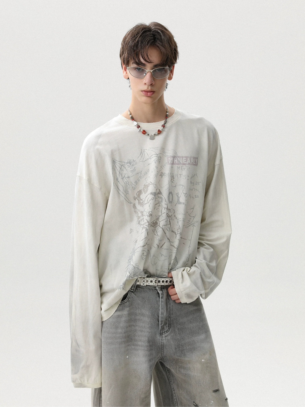 Mythic Map Sketch Long Sleeve - Notkicks