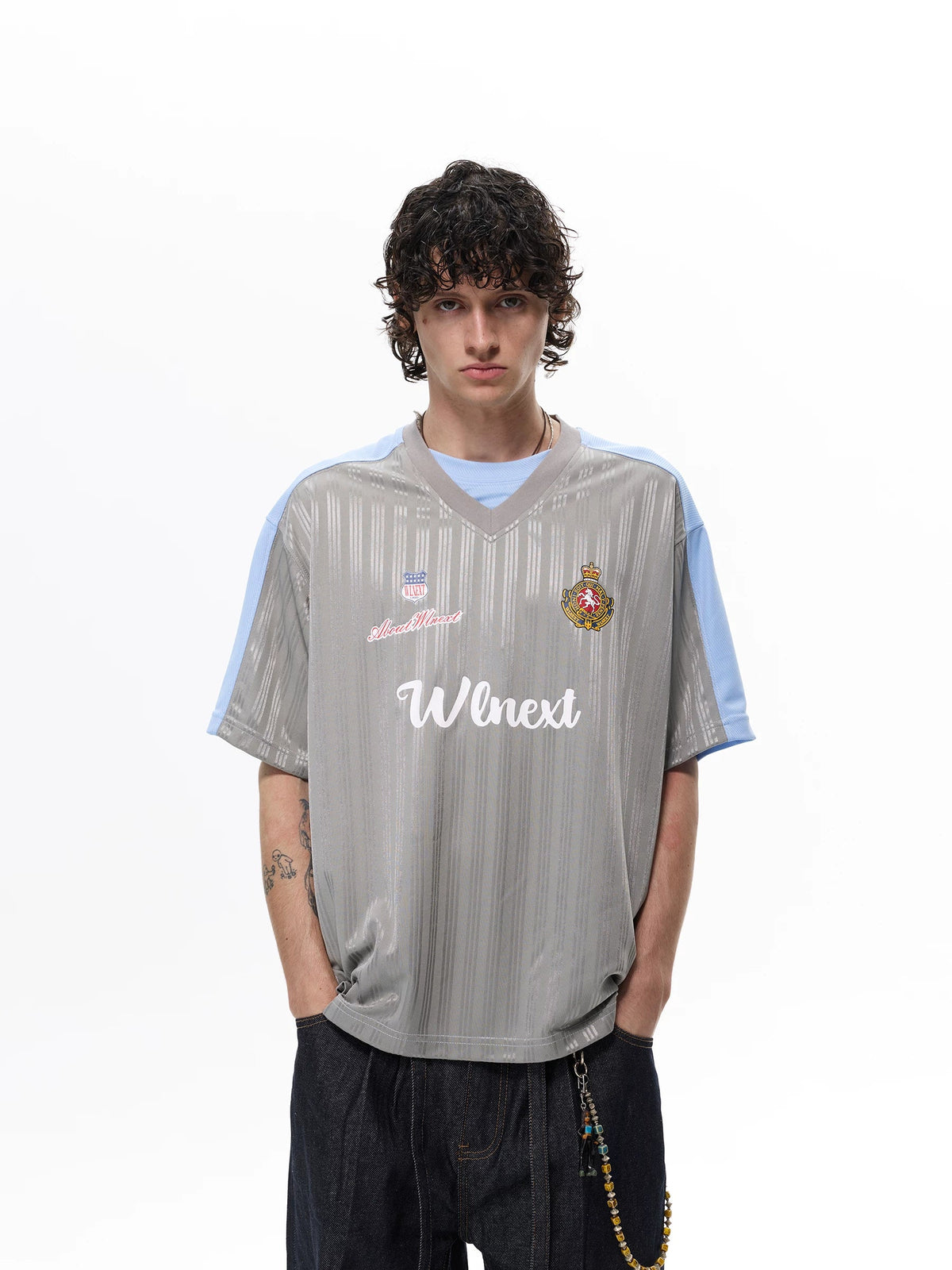 Silver Crest Pitch Jersey Tee - Notkicks