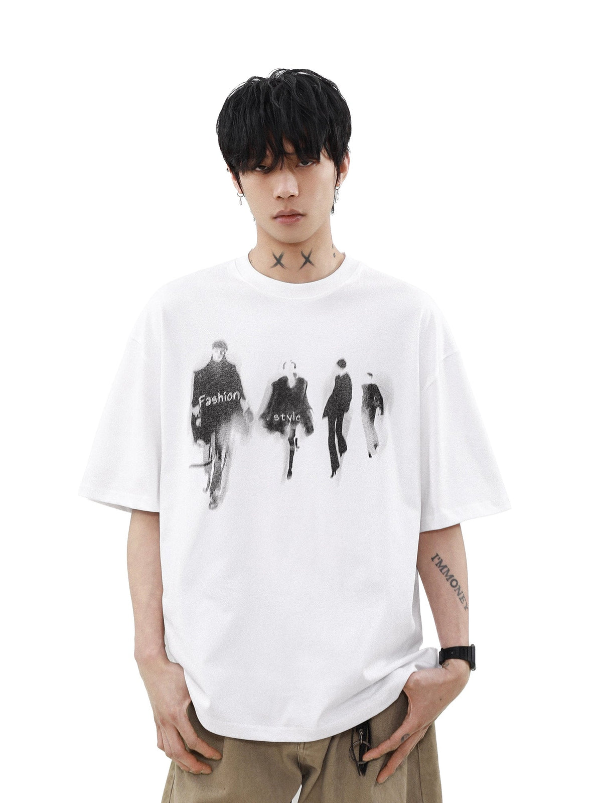 Runway Shadows Oversized Graphic Tee - Notkicks