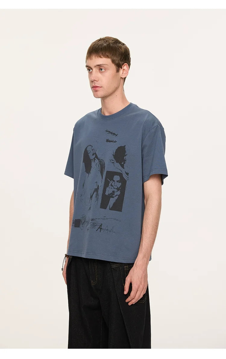 UPF 50+ Graphic Print T-Shirts - Notkicks