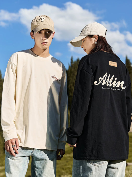 Alpine Script Graphic Long Sleeve Tee - Notkicks