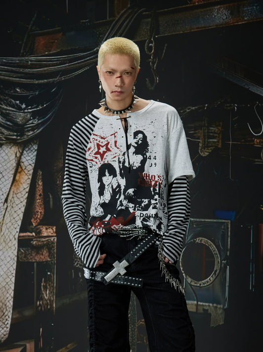Riot Laced Revolt Graphic Layered Tee - Notkicks