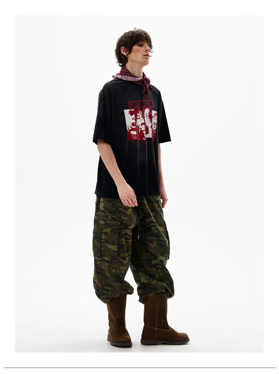 Graphic Statement Band T-Shirt - Notkicks