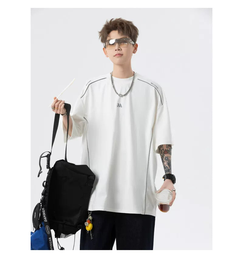 Midnight Circuit Oversized Tech Tee - Notkicks