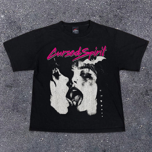 Cursed Spirit Neon Kiss Tee - Notkicks