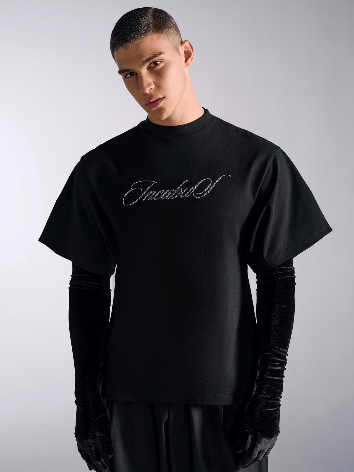Crystal Script Statement Tee - Notkicks