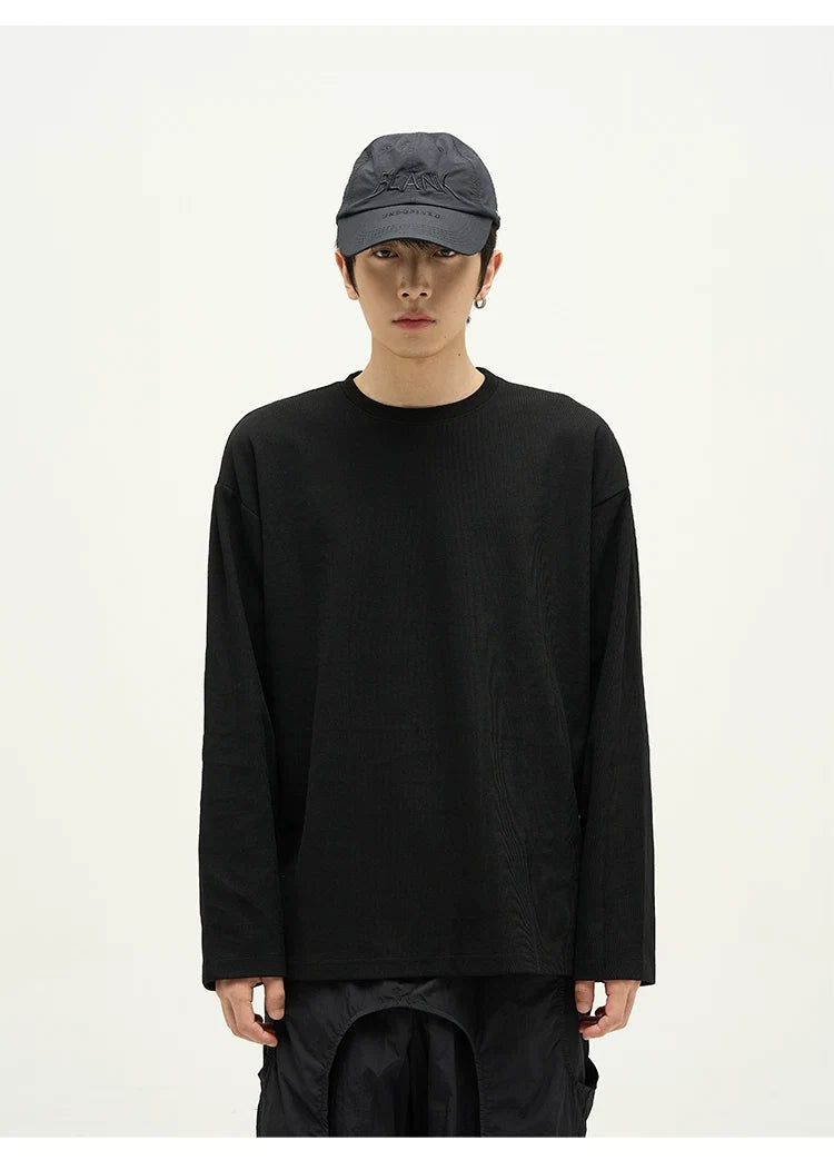 Long-Sleeve Crew Neck T-Shirt - Notkicks