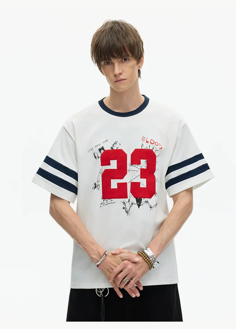 Blood Tour 23 Varsity Tee - Notkicks