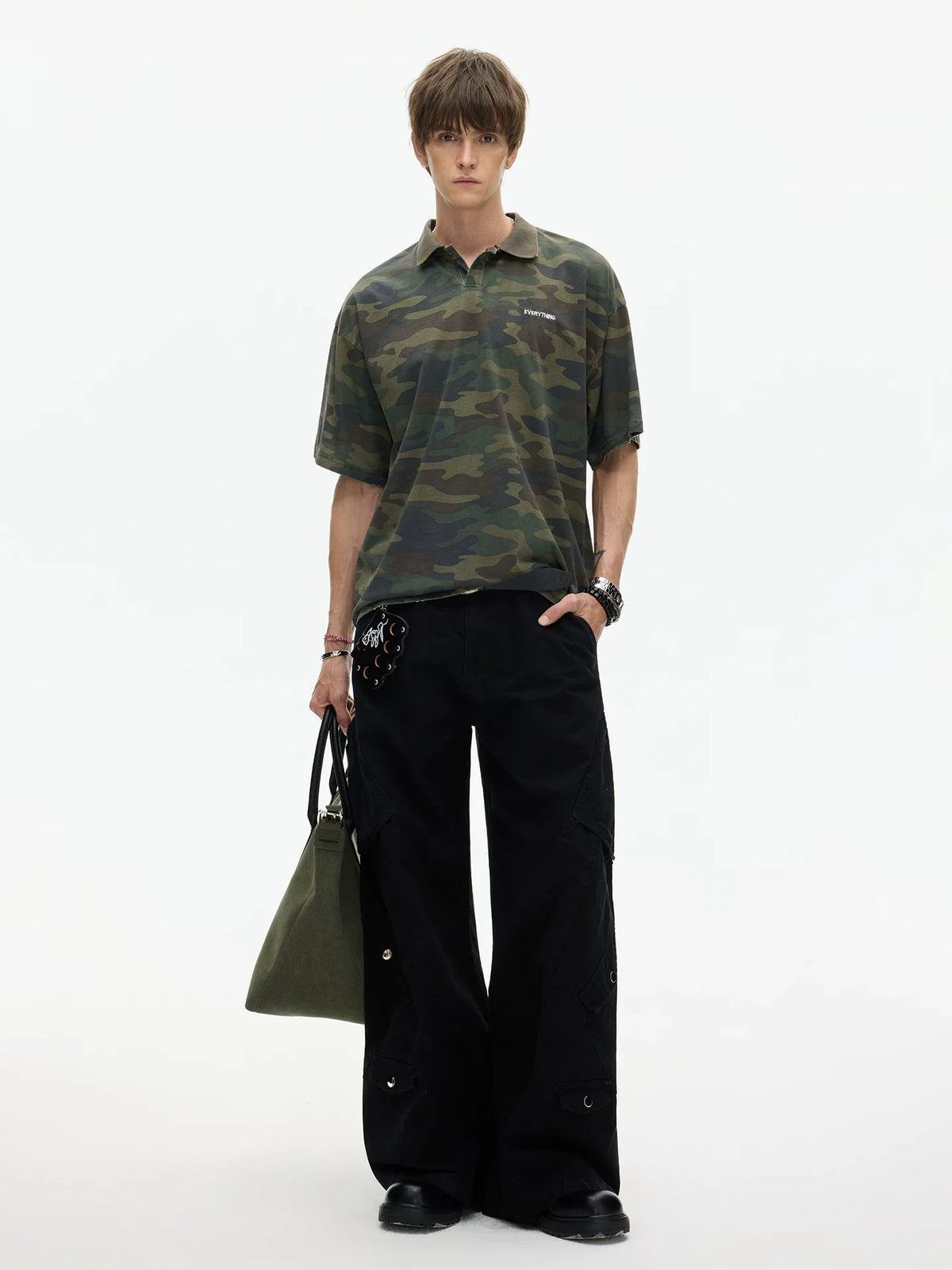 Evergreen Camo Everything Polo Tee - Notkicks