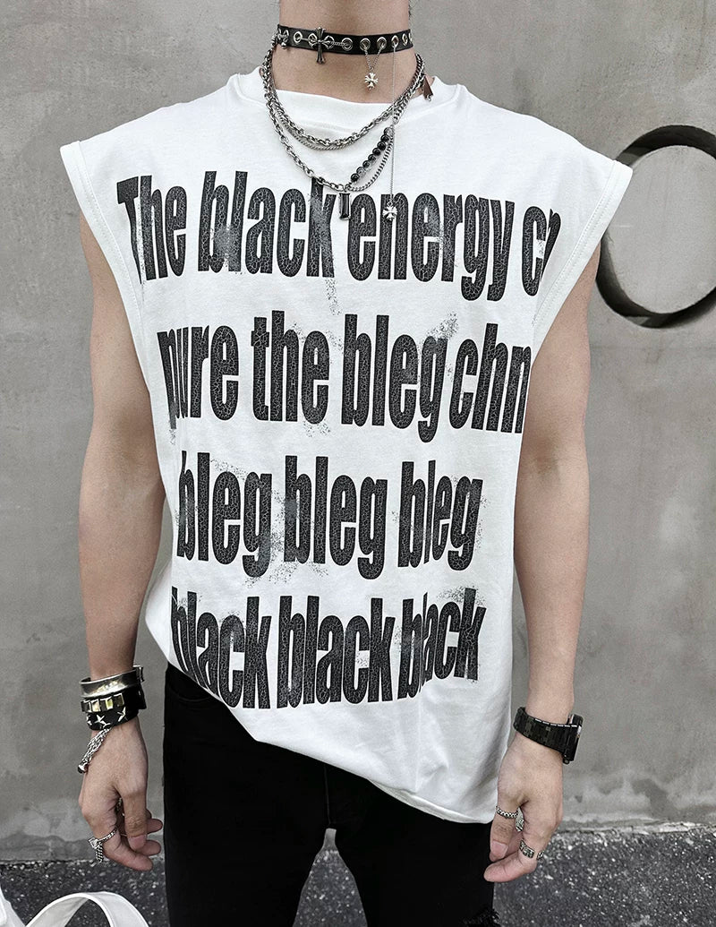 Black Energy Oversized Statement Tee - Notkicks