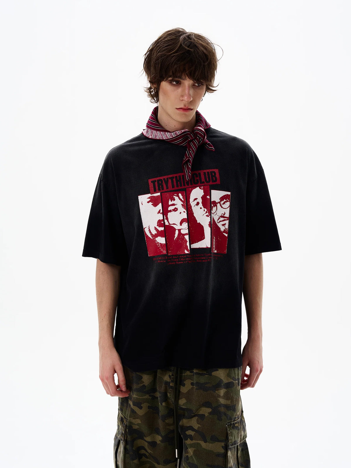 Graphic Statement Band T-Shirt - Notkicks