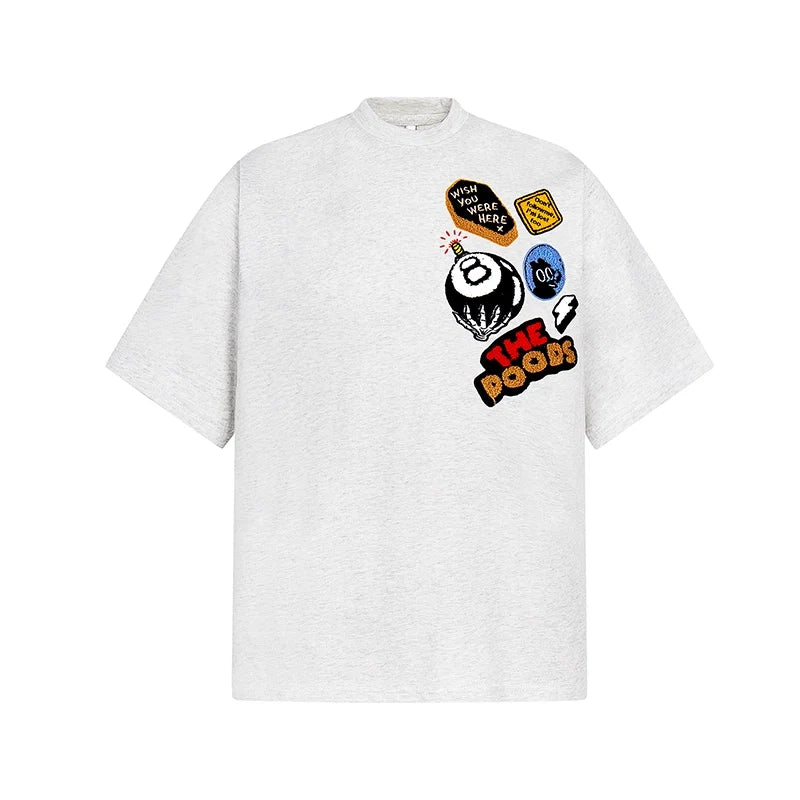 Graphic Patch "THE DOODS" T-Shirt - Notkicks