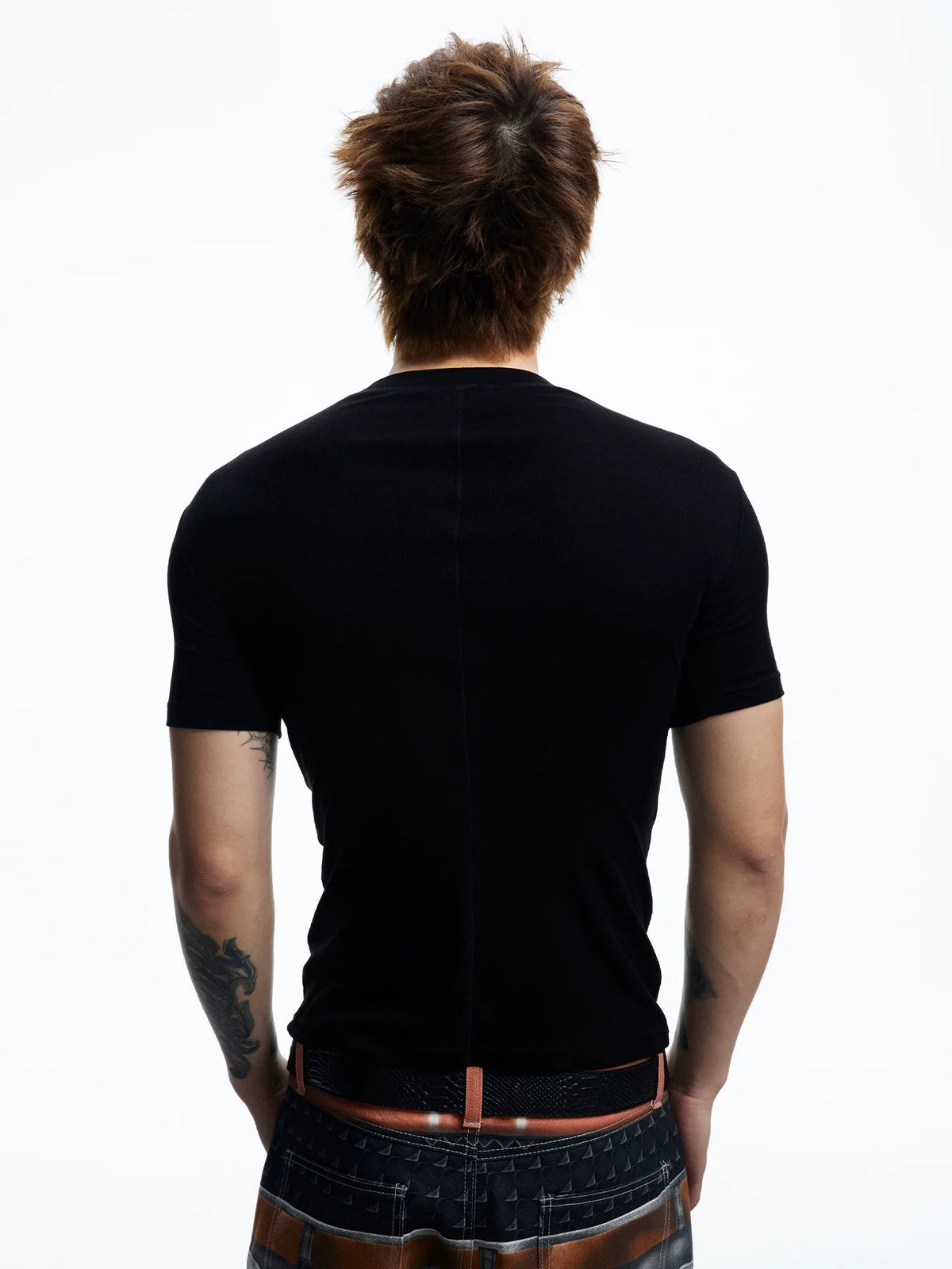 Graphic Teeth Print Slim Fit T-Shirt - Notkicks
