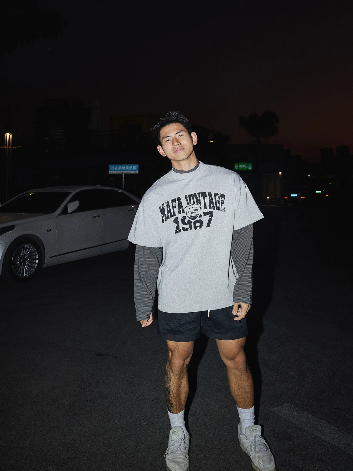 Vintage Graphic Layered Tee - Notkicks