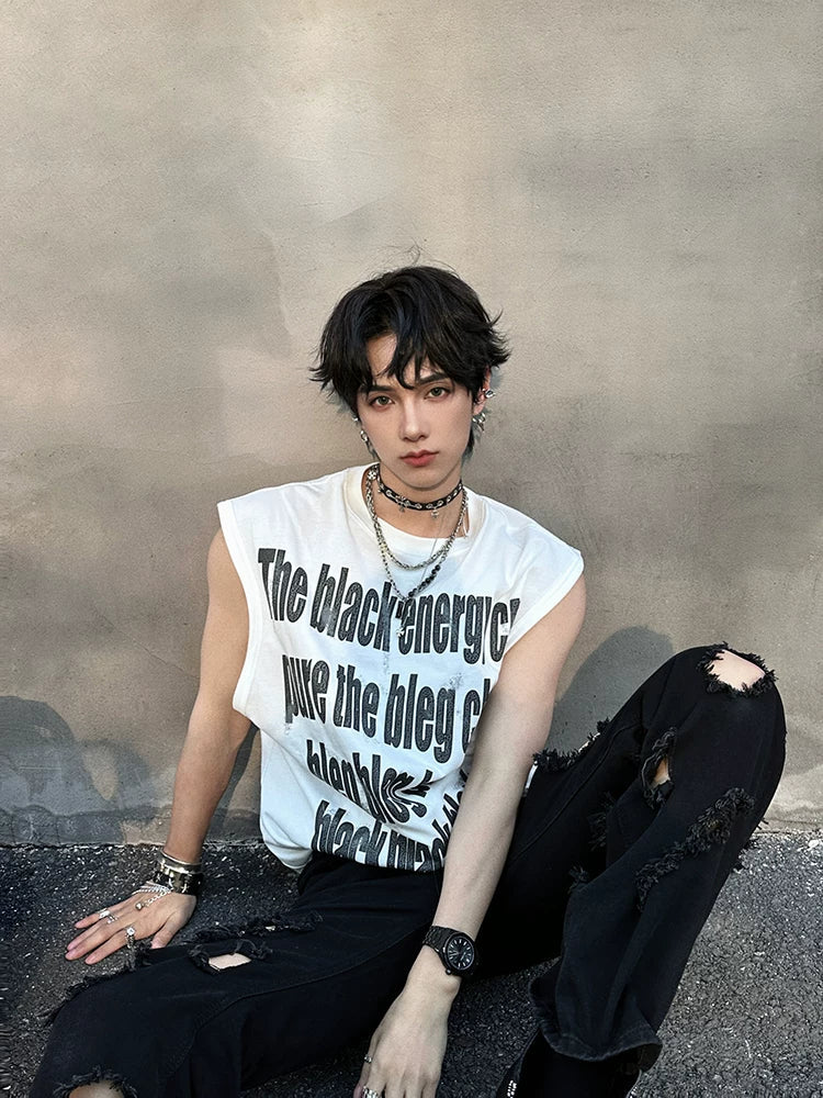Black Energy Oversized Statement Tee - Notkicks