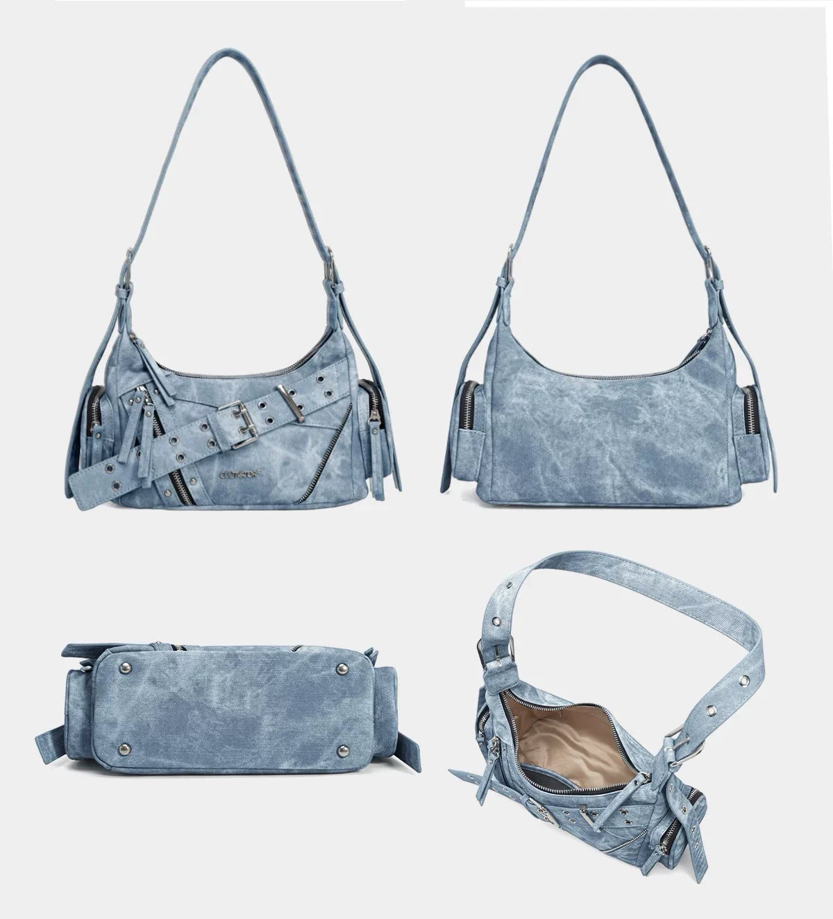 Y2K Biker Underarm Bag - Notkicks