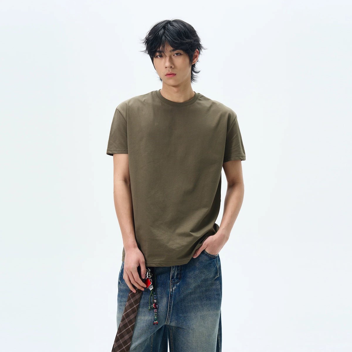 Classic Minimalist Crew Neck T-Shirt - Notkicks