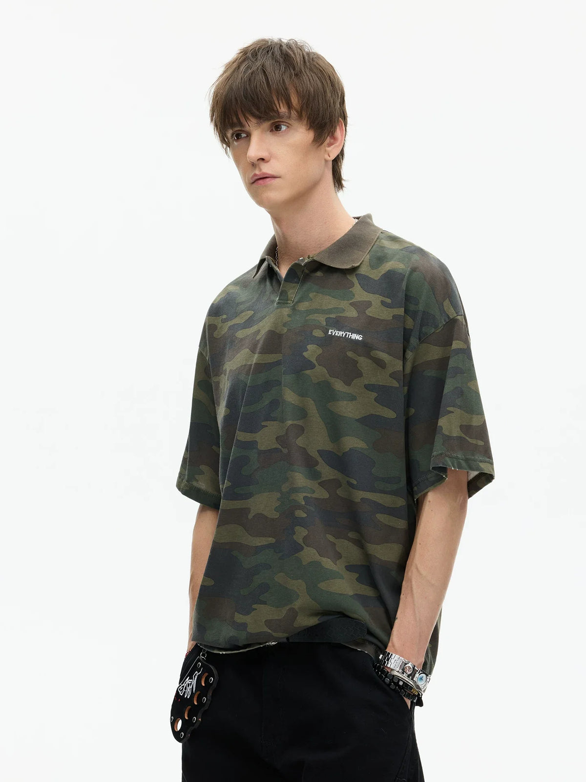 Evergreen Camo Everything Polo Tee - Notkicks