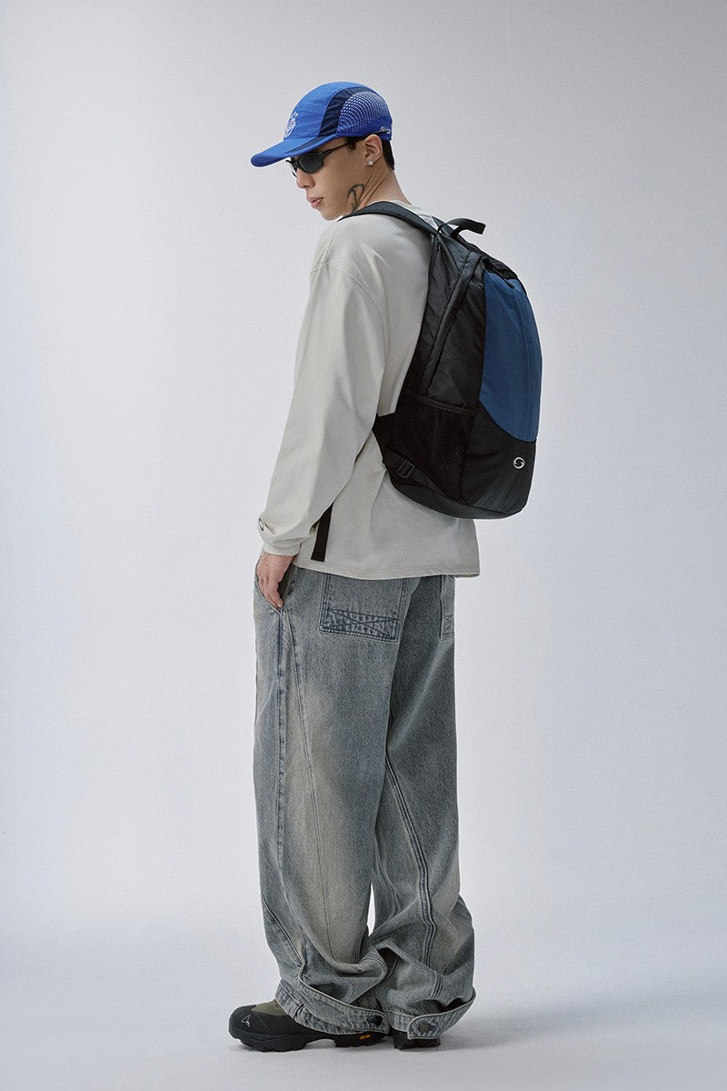 Colorblock Utility Travel Backpack - Notkicks