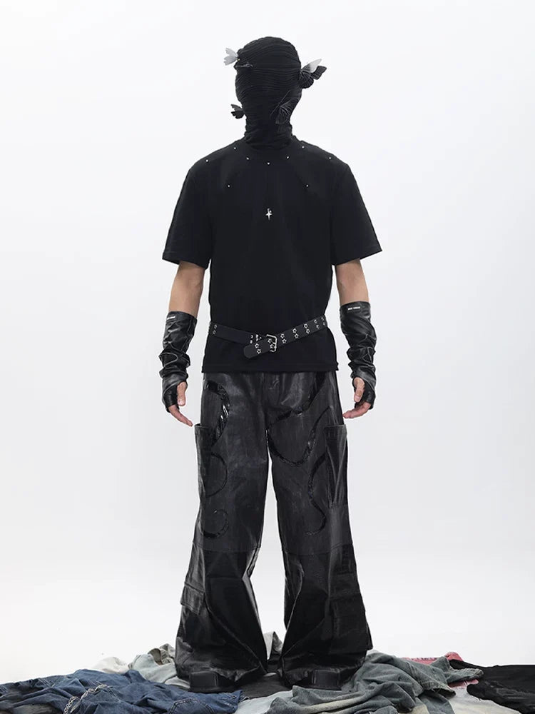 Halo Tether Studded Pendant Tee - Notkicks