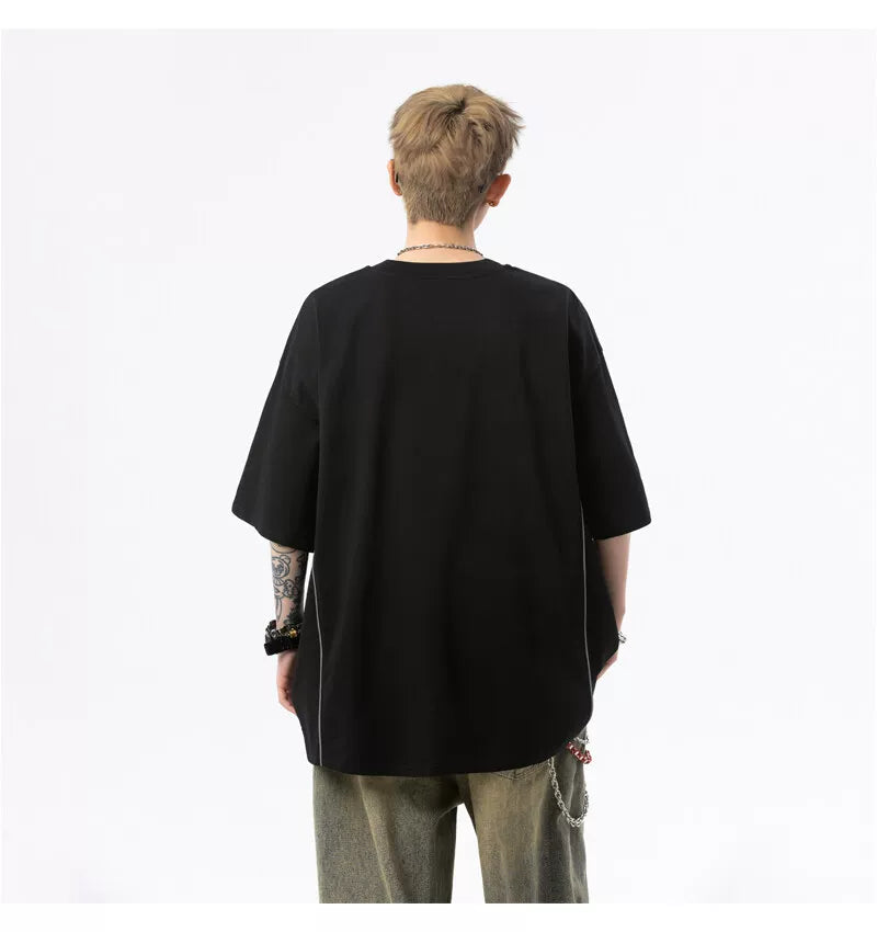 Midnight Circuit Oversized Tech Tee - Notkicks