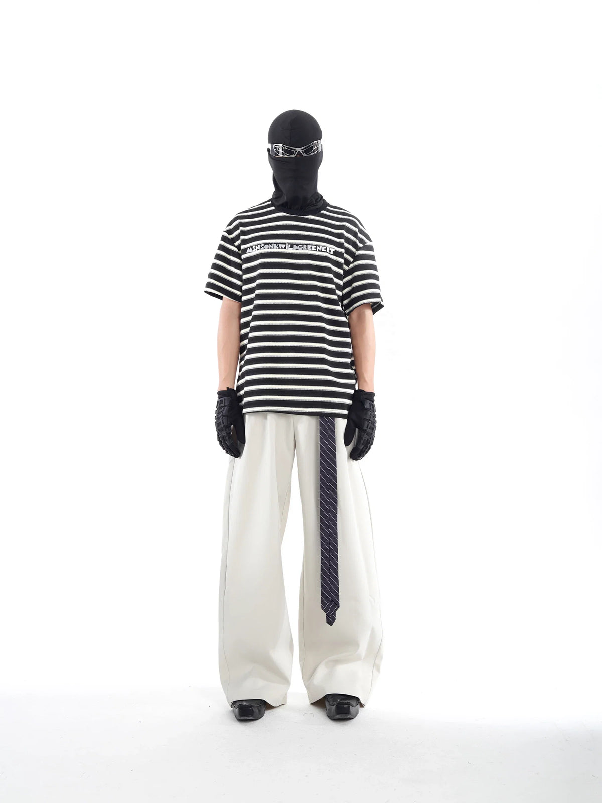 Static Signal Striped Tee - Notkicks
