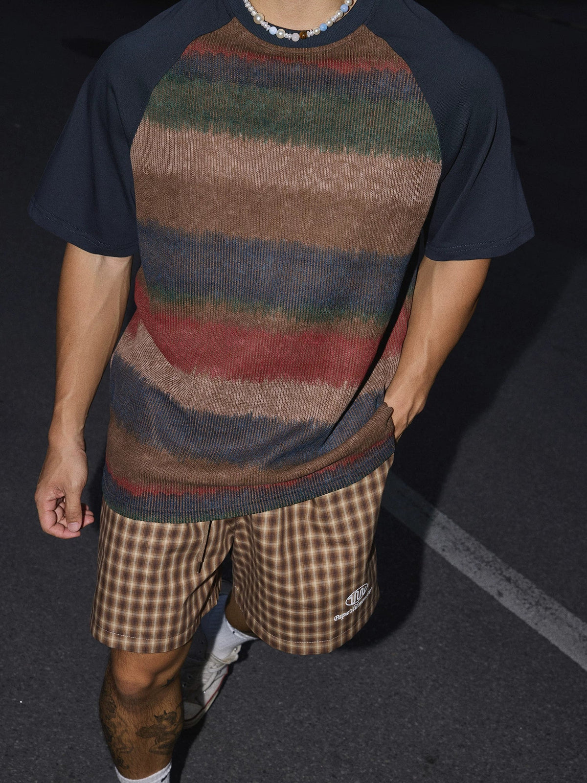Midnight Canyon Gradient Knit Tee - Notkicks