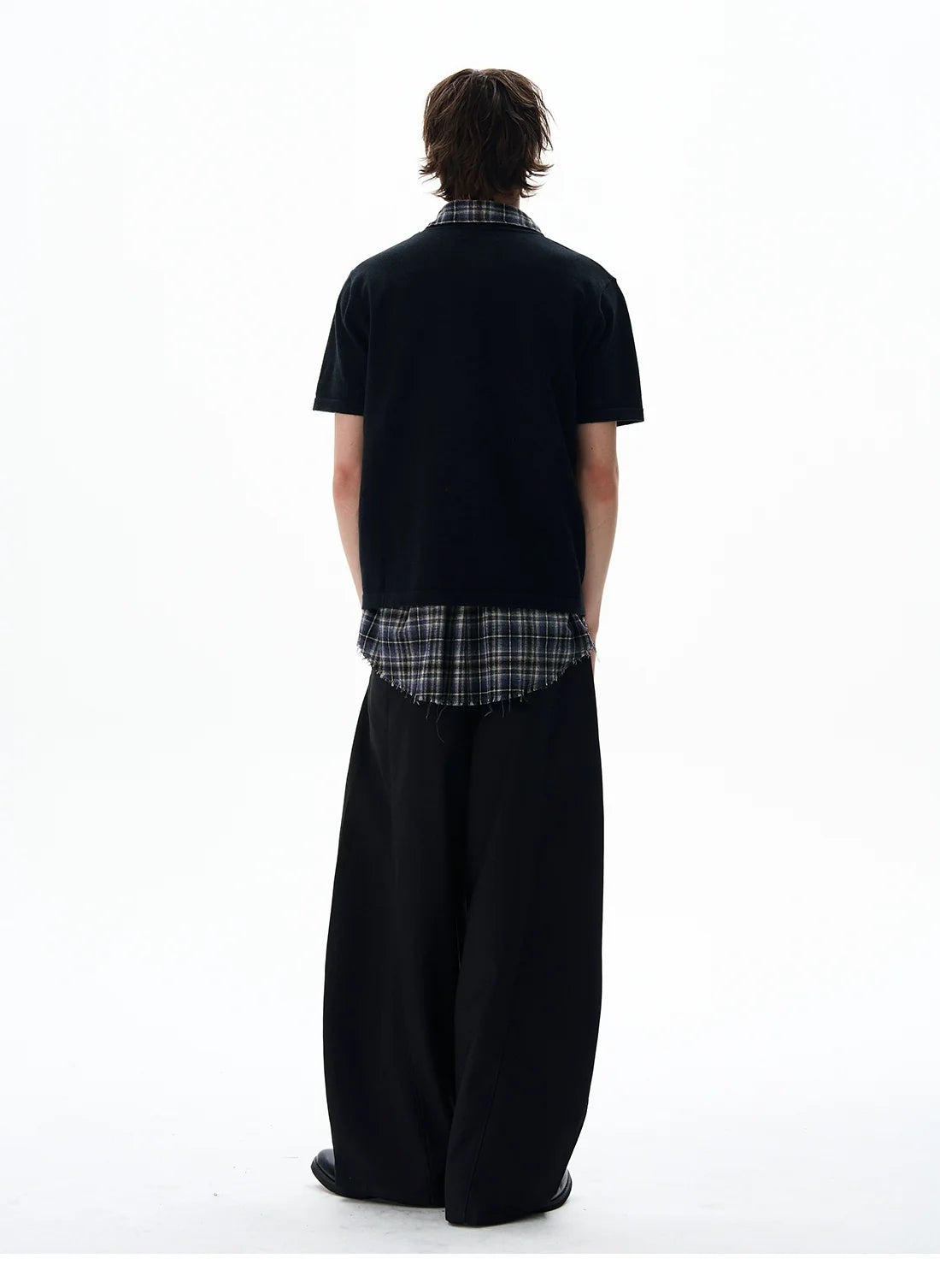 Short Sleeve Henley Shirt with Button Placket - Notkicks