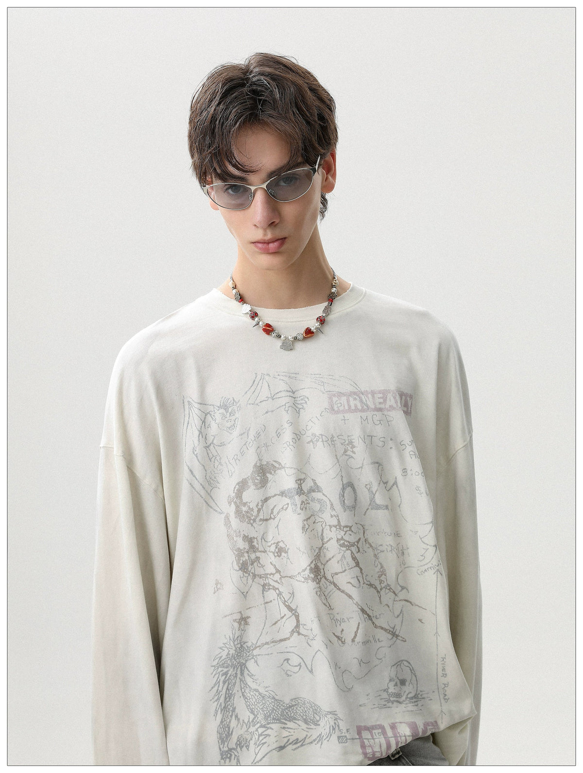 Mythic Map Sketch Long Sleeve - Notkicks