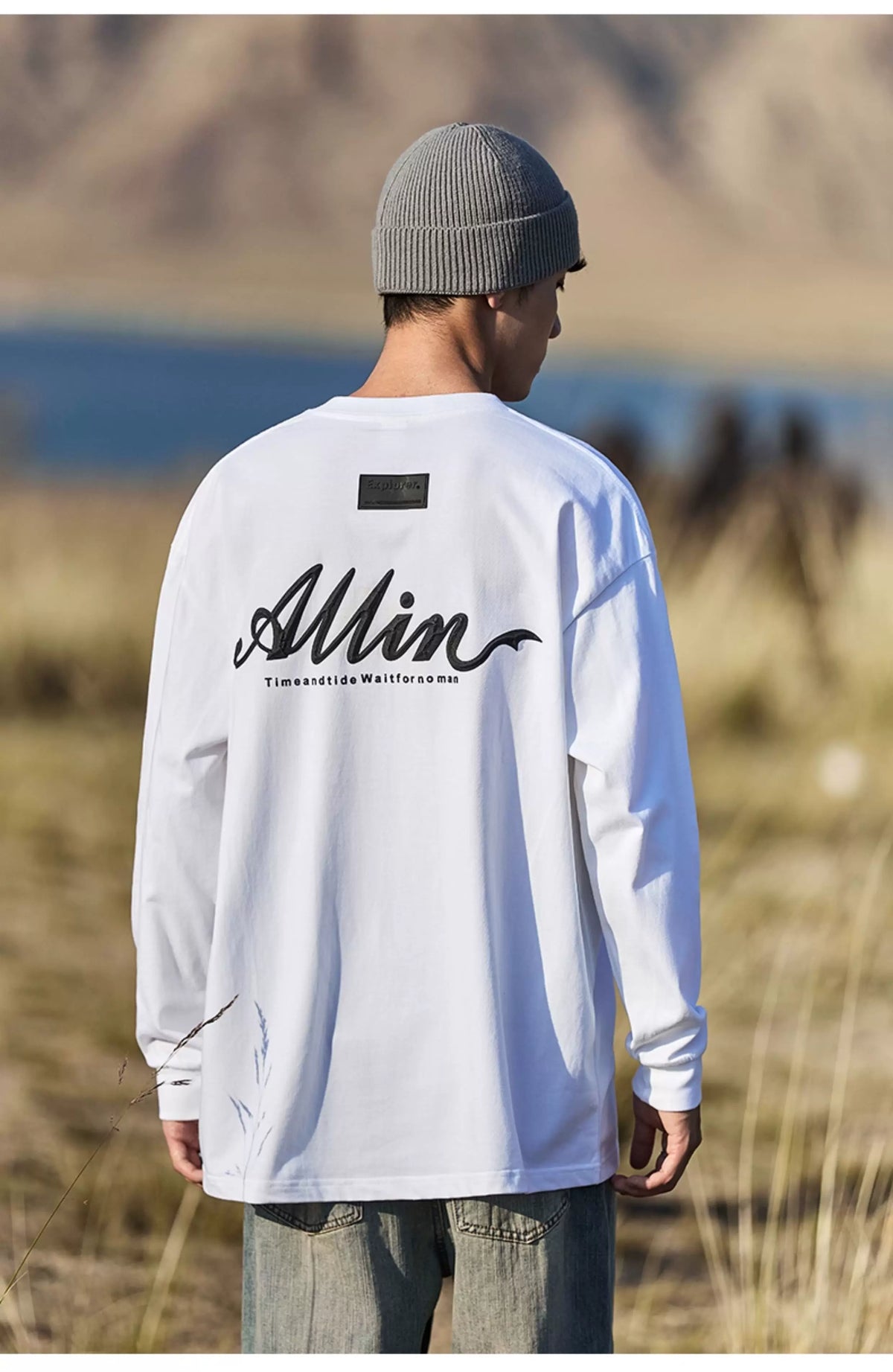 Alpine Script Graphic Long Sleeve Tee - Notkicks