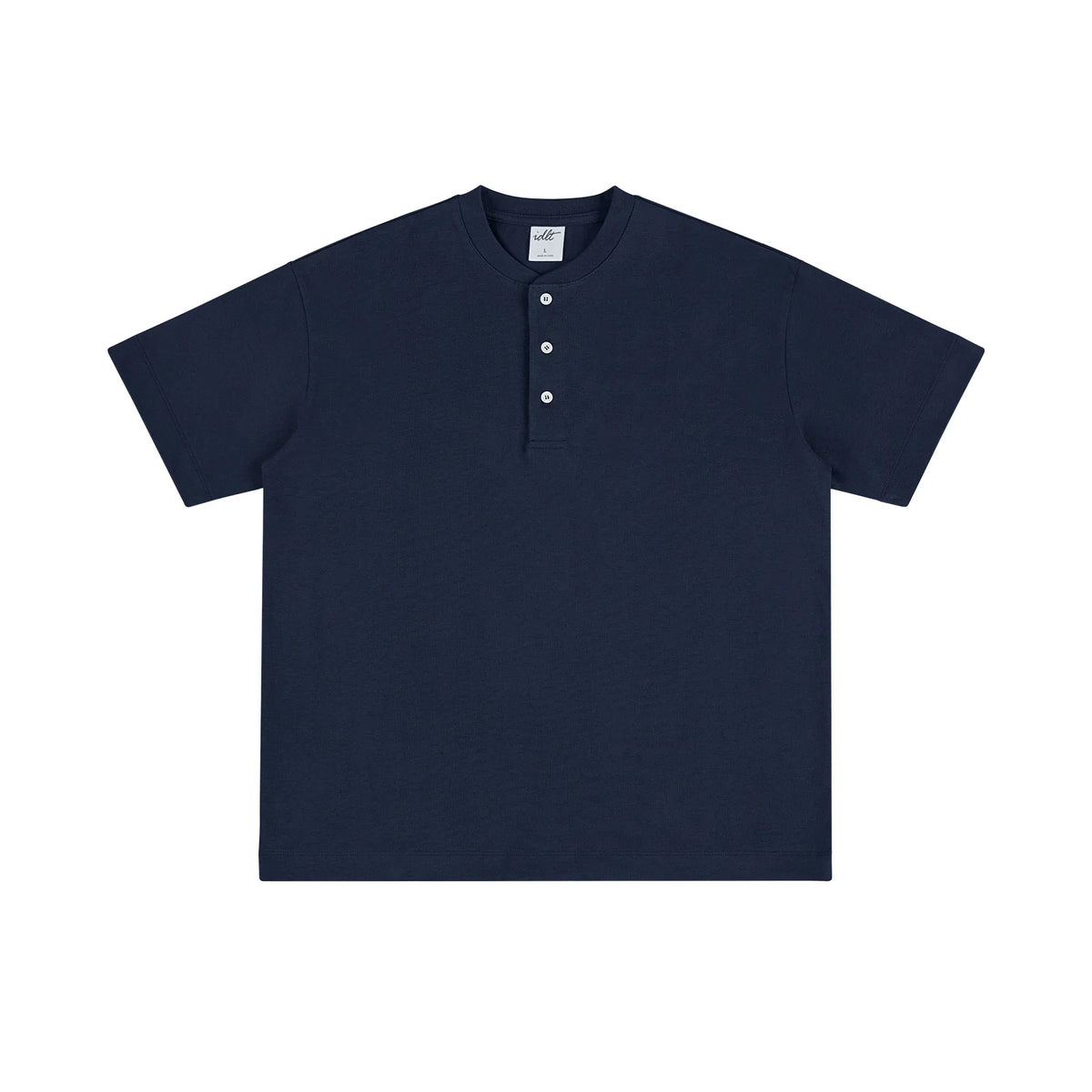 Core Crest Short-Sleeve Henley Tee - Notkicks
