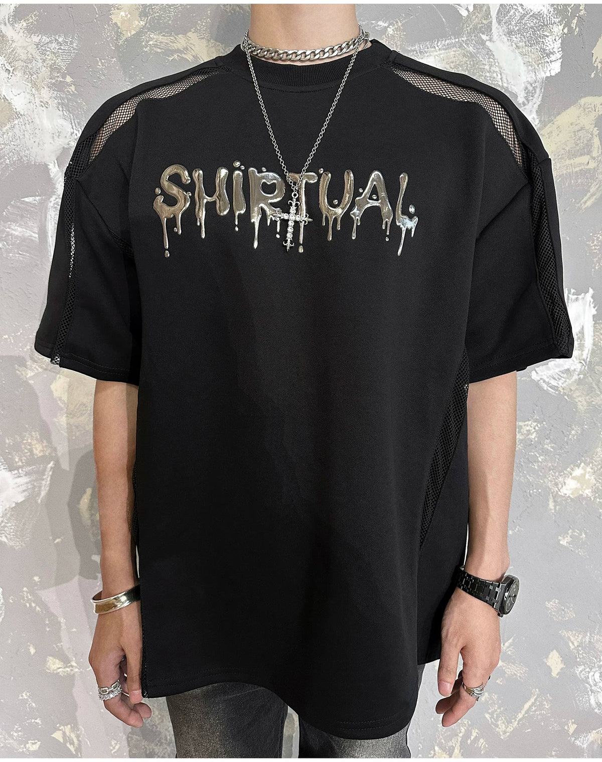 Chrome Spirit Mesh Ritual Tee - Notkicks