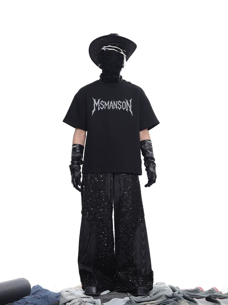 Void Script Logo Oversized Tee - Notkicks