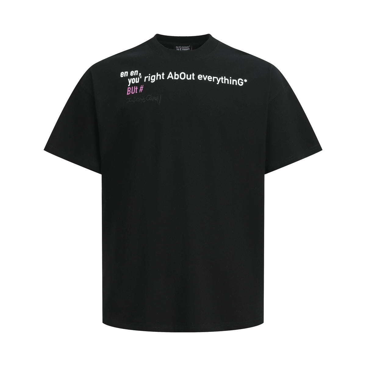Say What Embroidery Tee - Notkicks