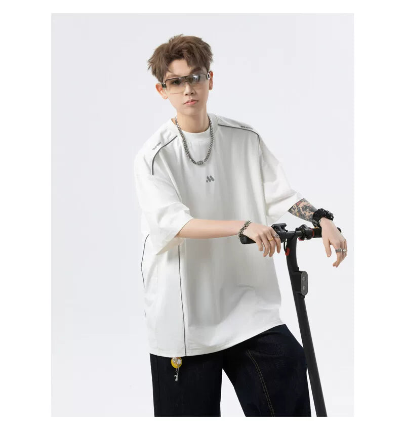 Midnight Circuit Oversized Tech Tee - Notkicks