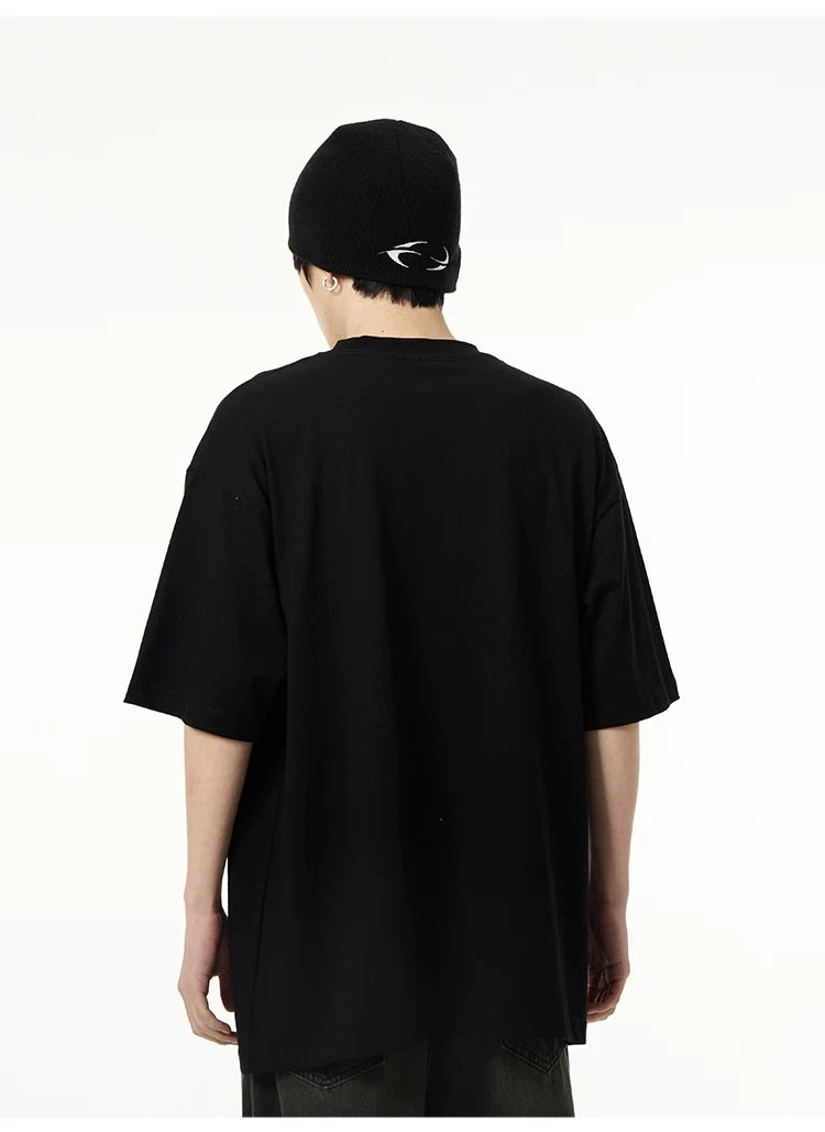 Oversized Crowd Graphic T-Shirt - Notkicks