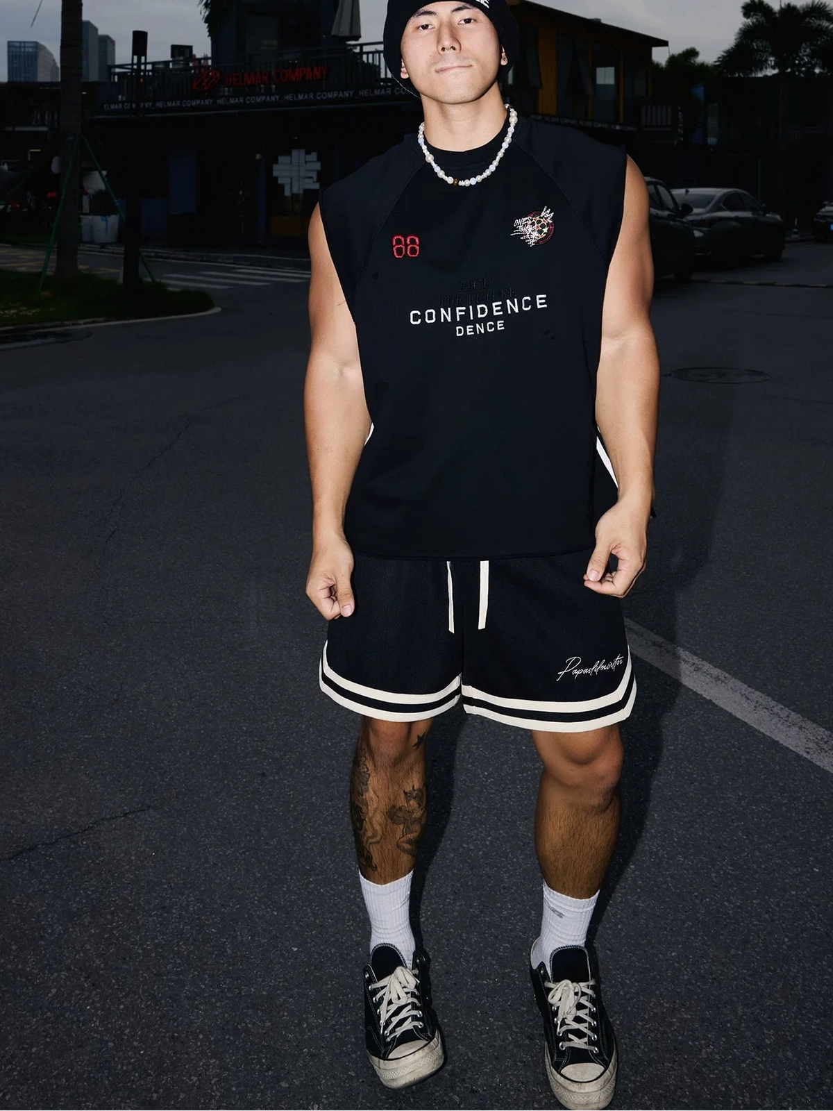 Midnight Confidence Sleeveless Training Tee - Notkicks