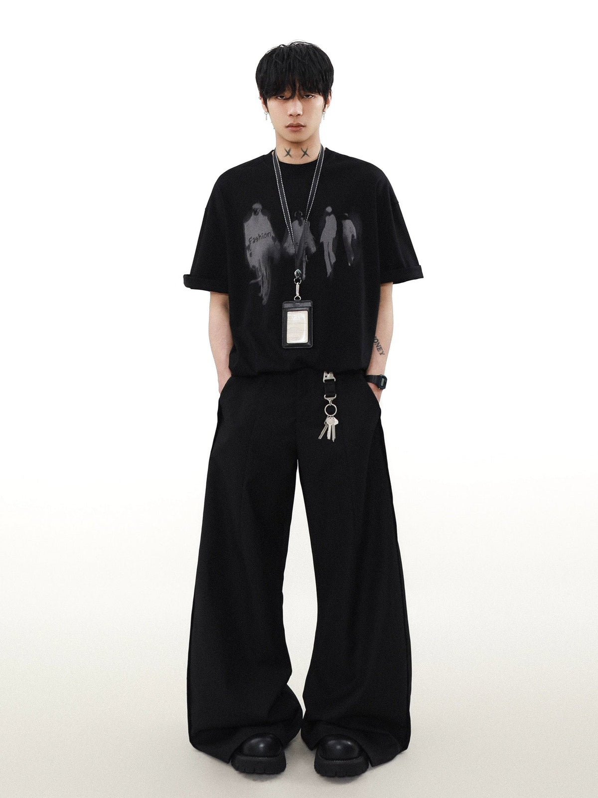 Runway Shadows Oversized Graphic Tee - Notkicks