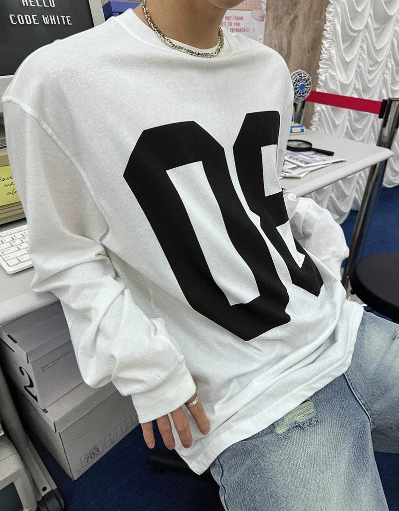 Retro Block 08 Varsity Long Tee - Notkicks