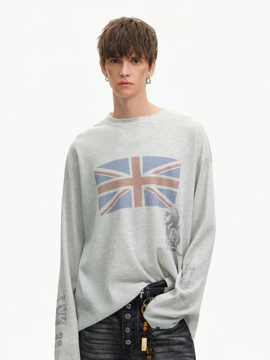 Union Wave Waffle Long-Sleeve Tee - Notkicks