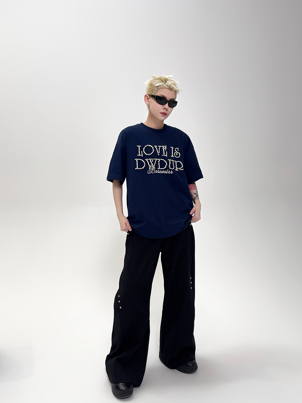 Love Is Dydup Pearl Lettering Tee - Notkicks