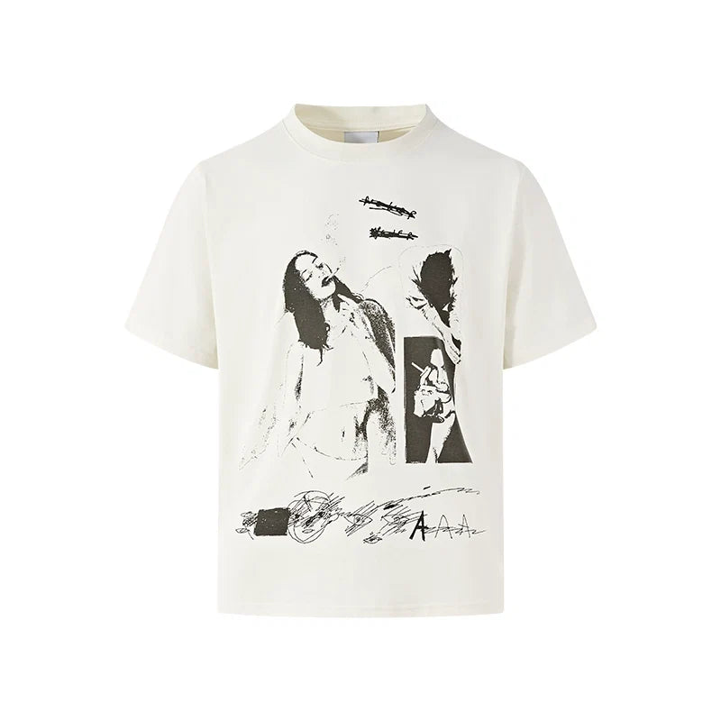 UPF 50+ Graphic Print T-Shirts - Notkicks