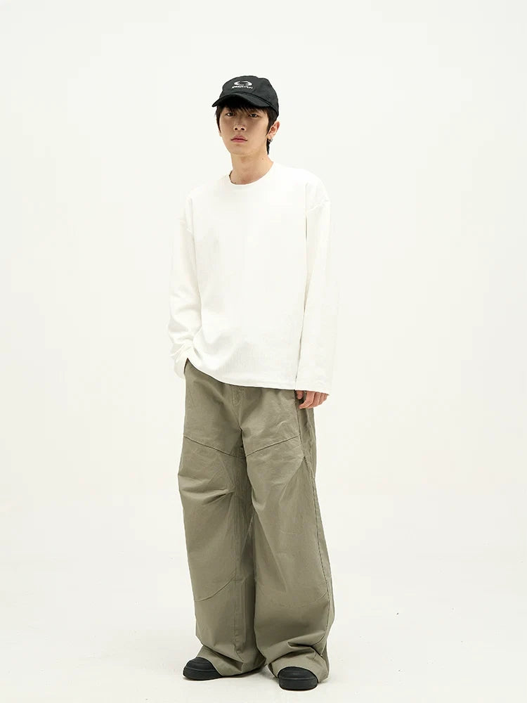 Long-Sleeve Crew Neck T-Shirt - Notkicks
