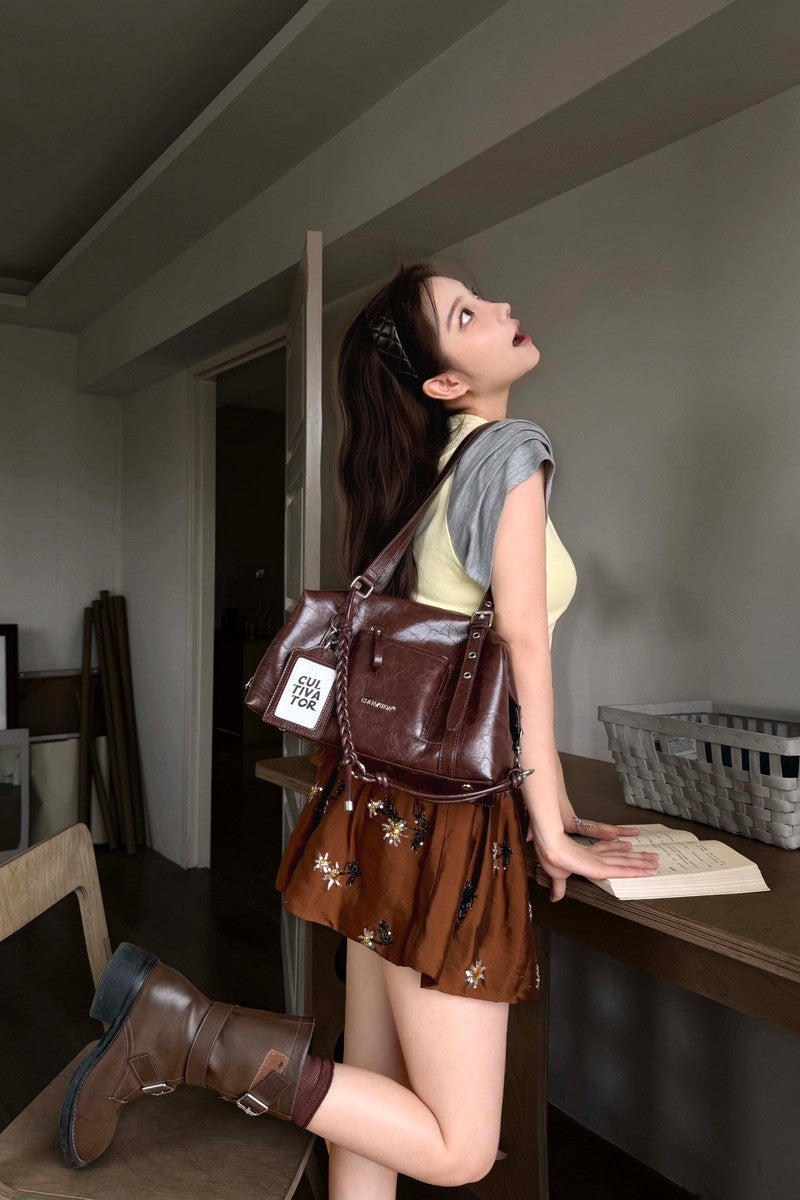 Convertible Biker Handbag - Notkicks
